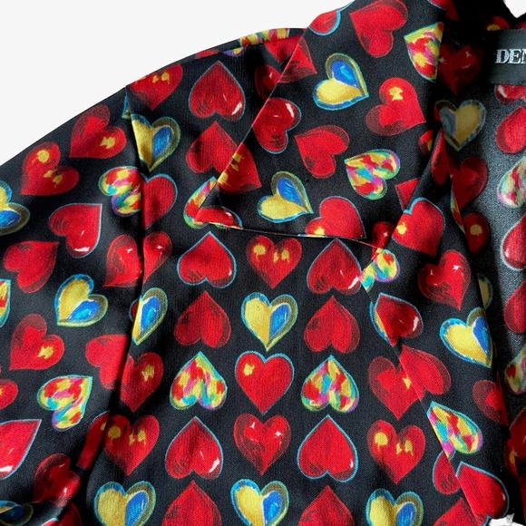 Vintage denny rose print shirt - Picture 6 of 6